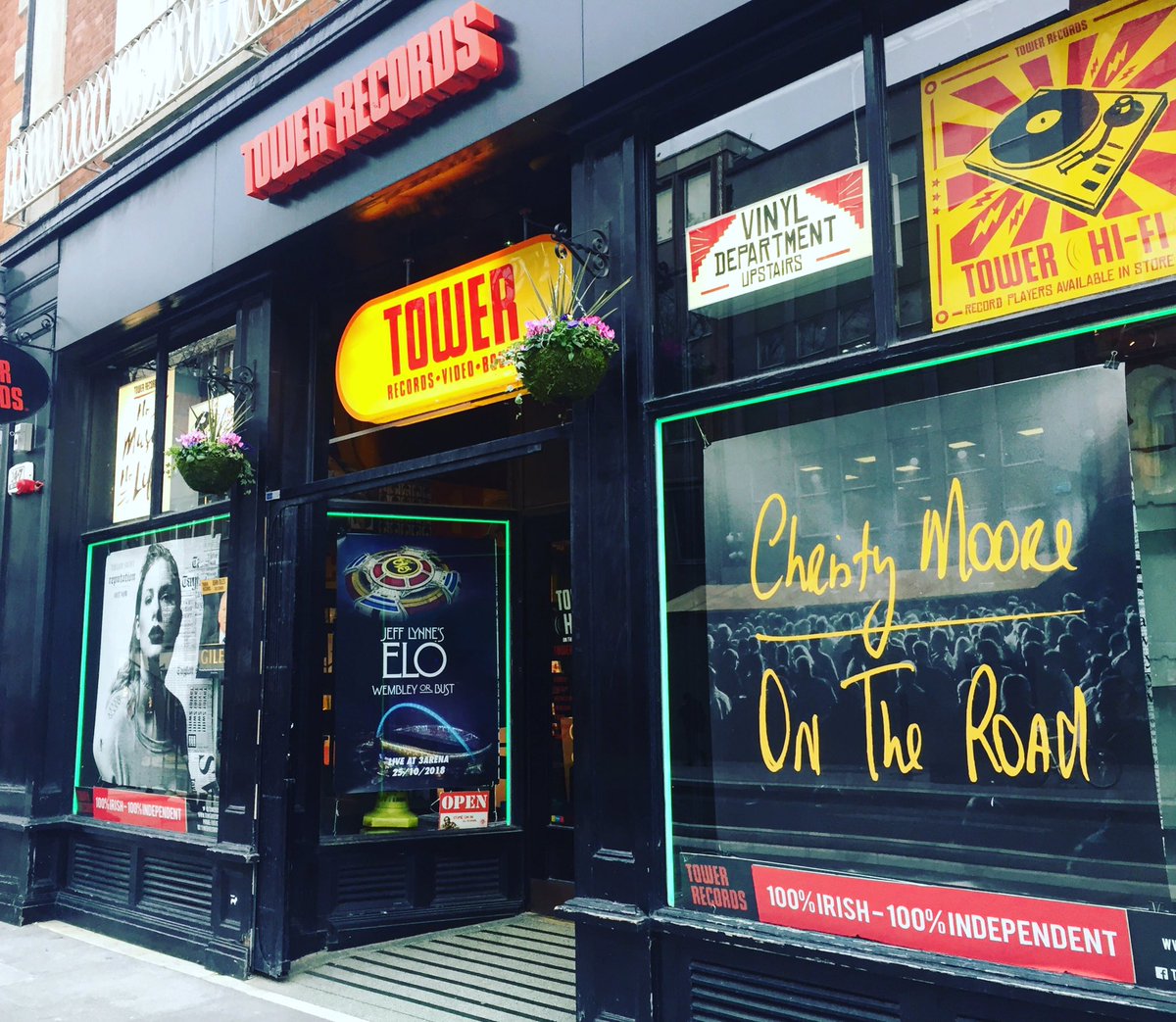 Tower Records shop - Our Favourite Record Stores in Dublin