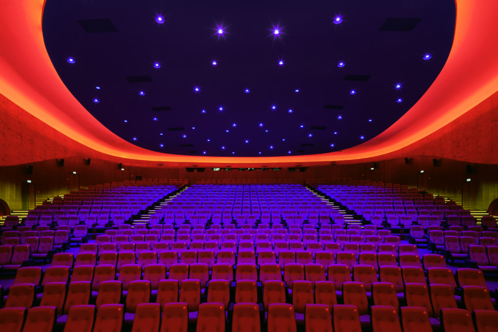 Zoo Palast cinema's largest screening room with a starlight roof