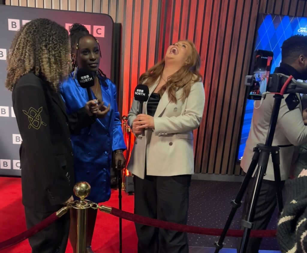 Alexa interviews on the red carpet for BBC