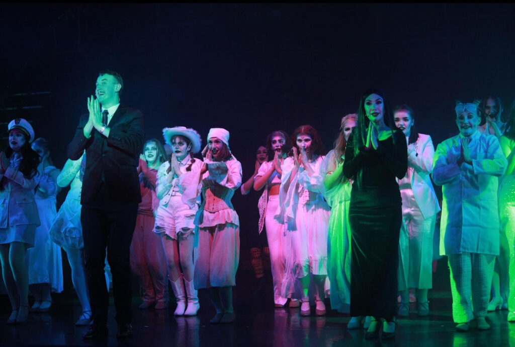 Shea performs as Gomez in the Addams Family